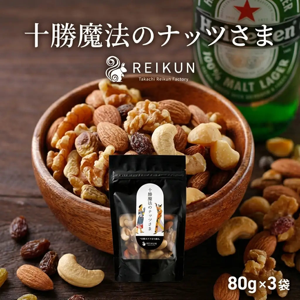十勝魔法のナッツさま（80g×3袋）[030-0312]