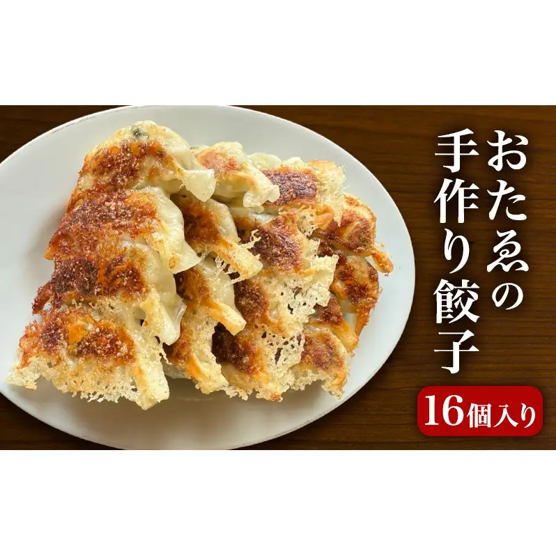 おたゑの手作り餃子16個入り たれ・からし付き（各1袋） 惣菜 中華 餃子 ぎょうざ ギョーザ おつまみ おかず 冷凍餃子 冷凍 静岡 浜松市 【配送不可：離島】