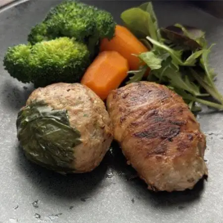 東の匠SPF豚の肉巻き生ハンバーグとお肉のさんが焼き 計660g【配送不可地域：離島】【1741453】