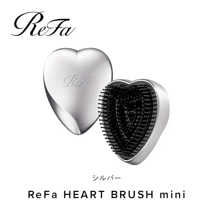 ReFa HEART BRUSH mini【シルバー】美容 リファ ハートブラシ ヘアケア 人気 ブラシ