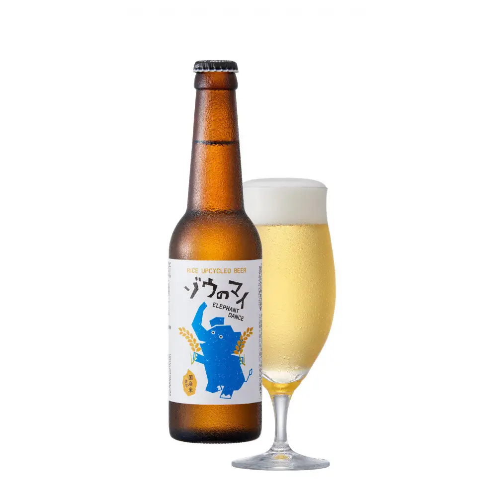 和食にあうアップサイクルビール 「 ゾウのマイ 」 ( 瓶タイプ ) 【 24本セット 】