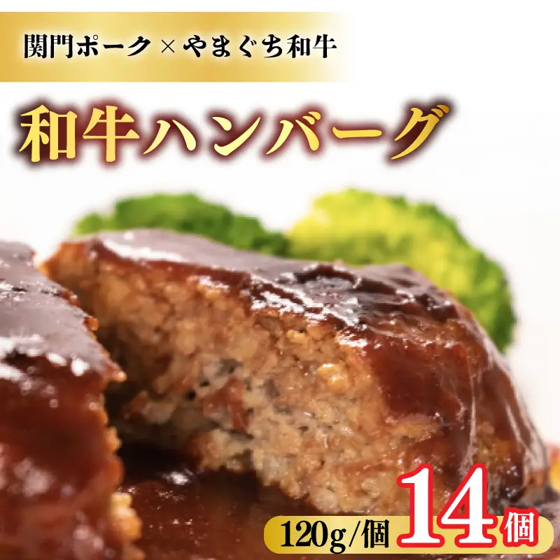 ハンバーグ [120g×14個]  和牛ハンバーグ BM