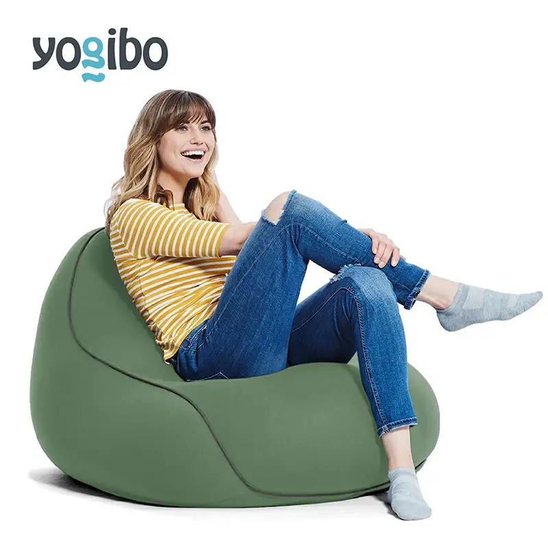 クッション ヨギボー ラウンジャー Lounger オリーブグリーン クッション