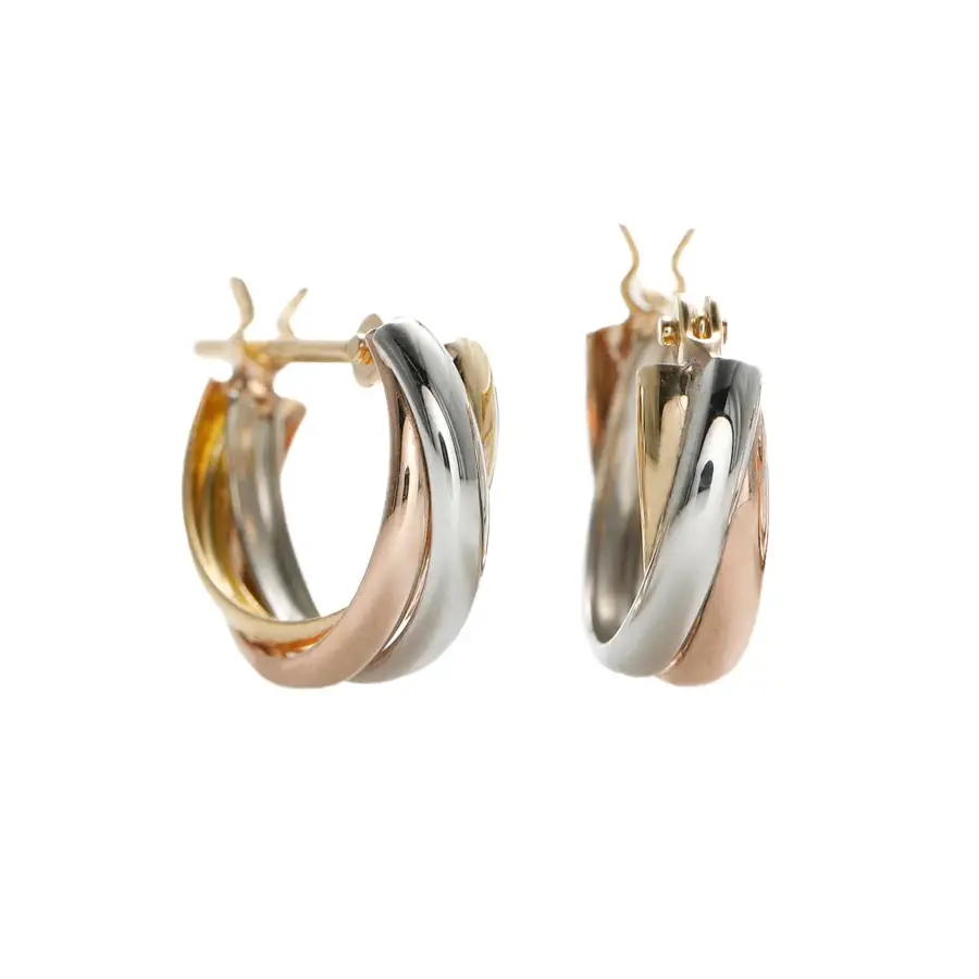 スリーカラー フープピアス small /a0014