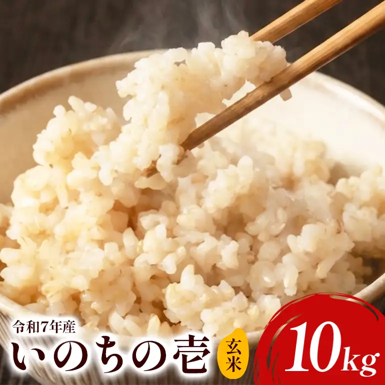 【令和7年産】いのちの壱（玄米）10kg B08-006