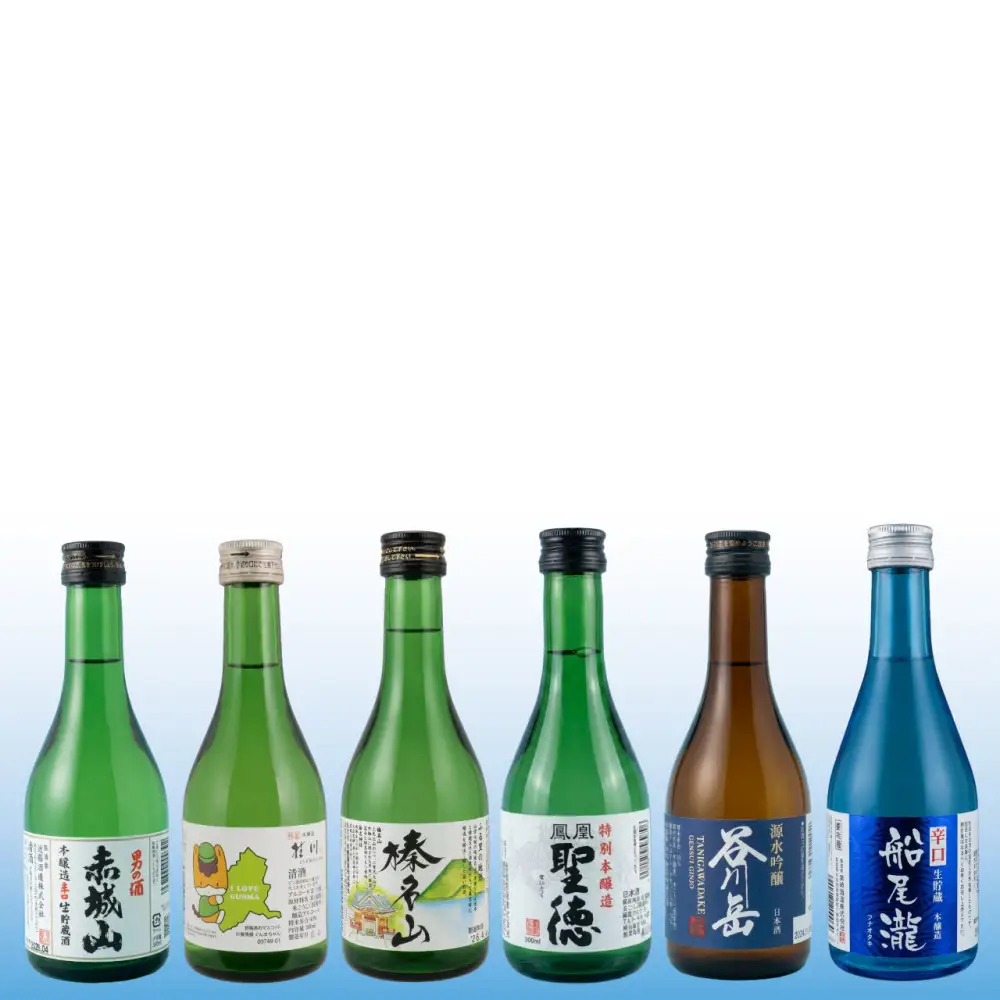 群馬の地酒飲み比べ　6蔵飲み比べセット