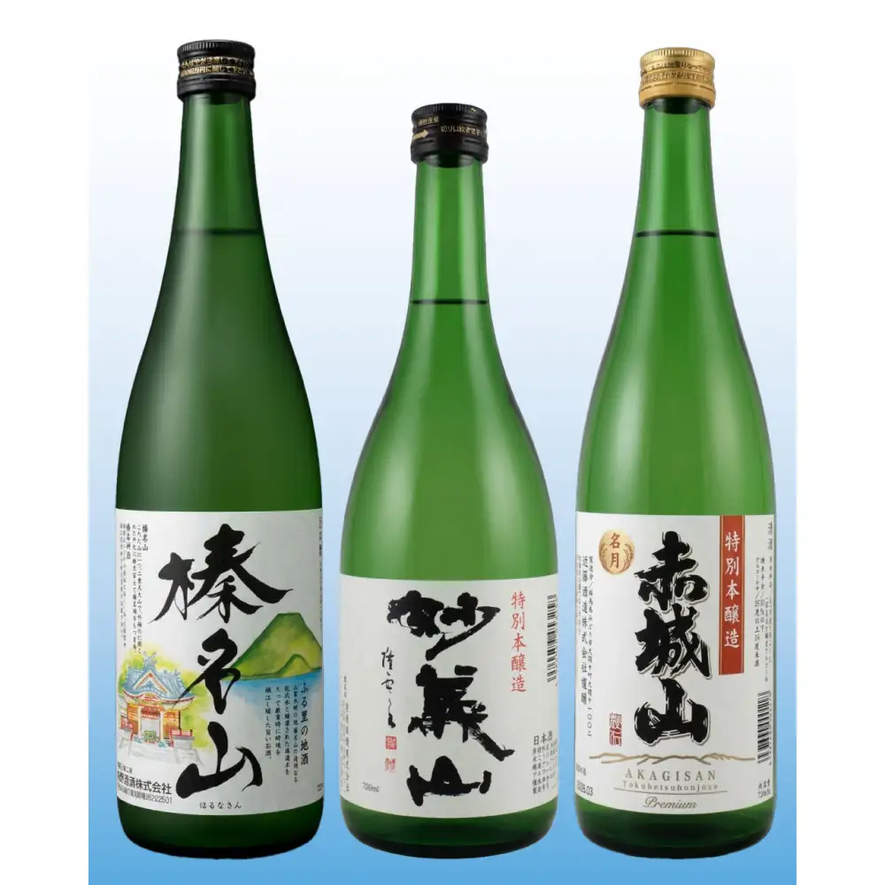 群馬の地酒飲み比べ　上毛三山セット