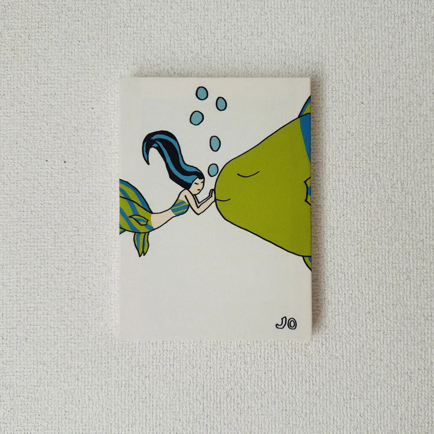 絵画『さかなとにんぎょ　ミニ』