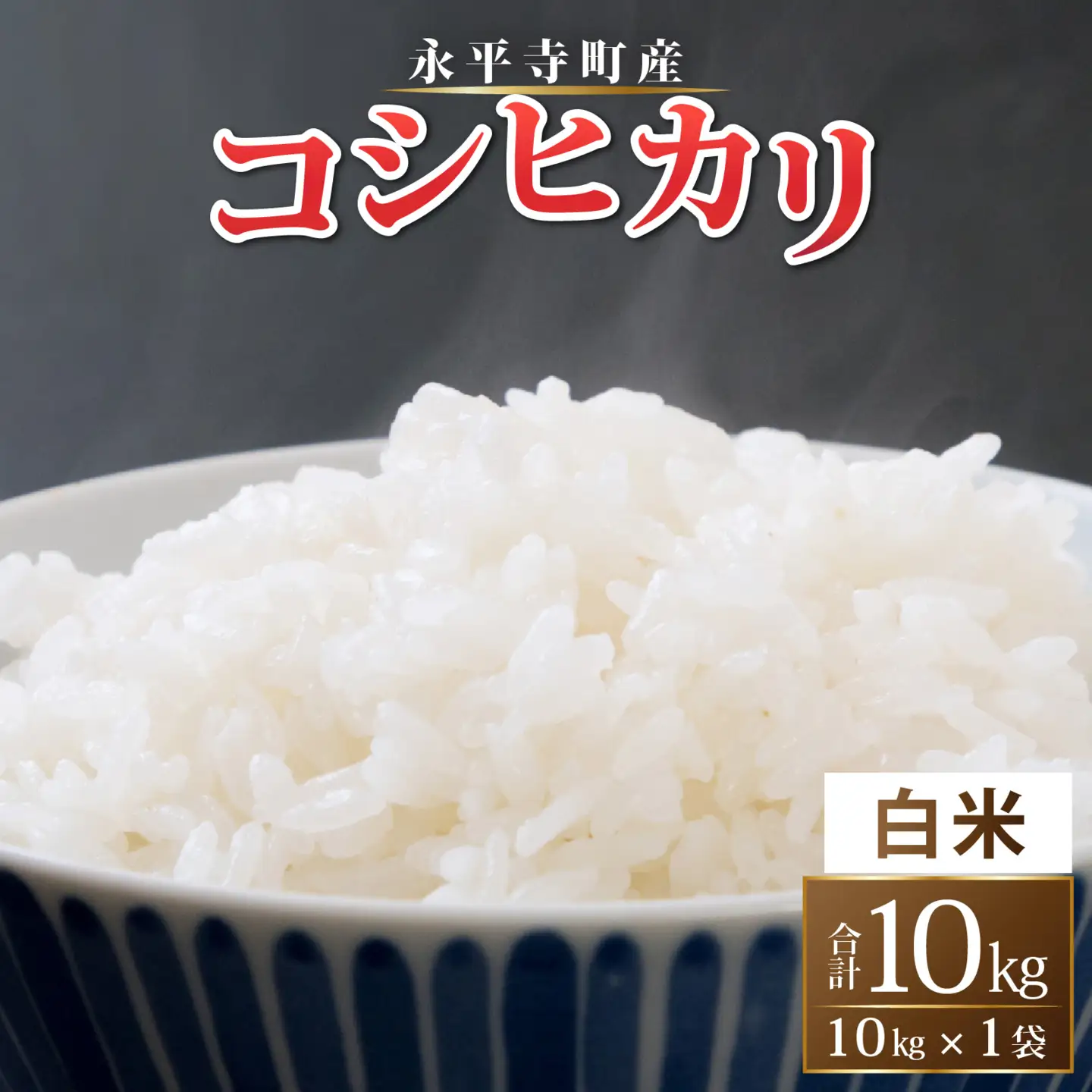 【令和8年度産 新米 先行予約】【白米】永平寺町産 コシヒカリ 白米 10kg こめ ごはん 精米 ご飯 お試し 白米 こしひかり