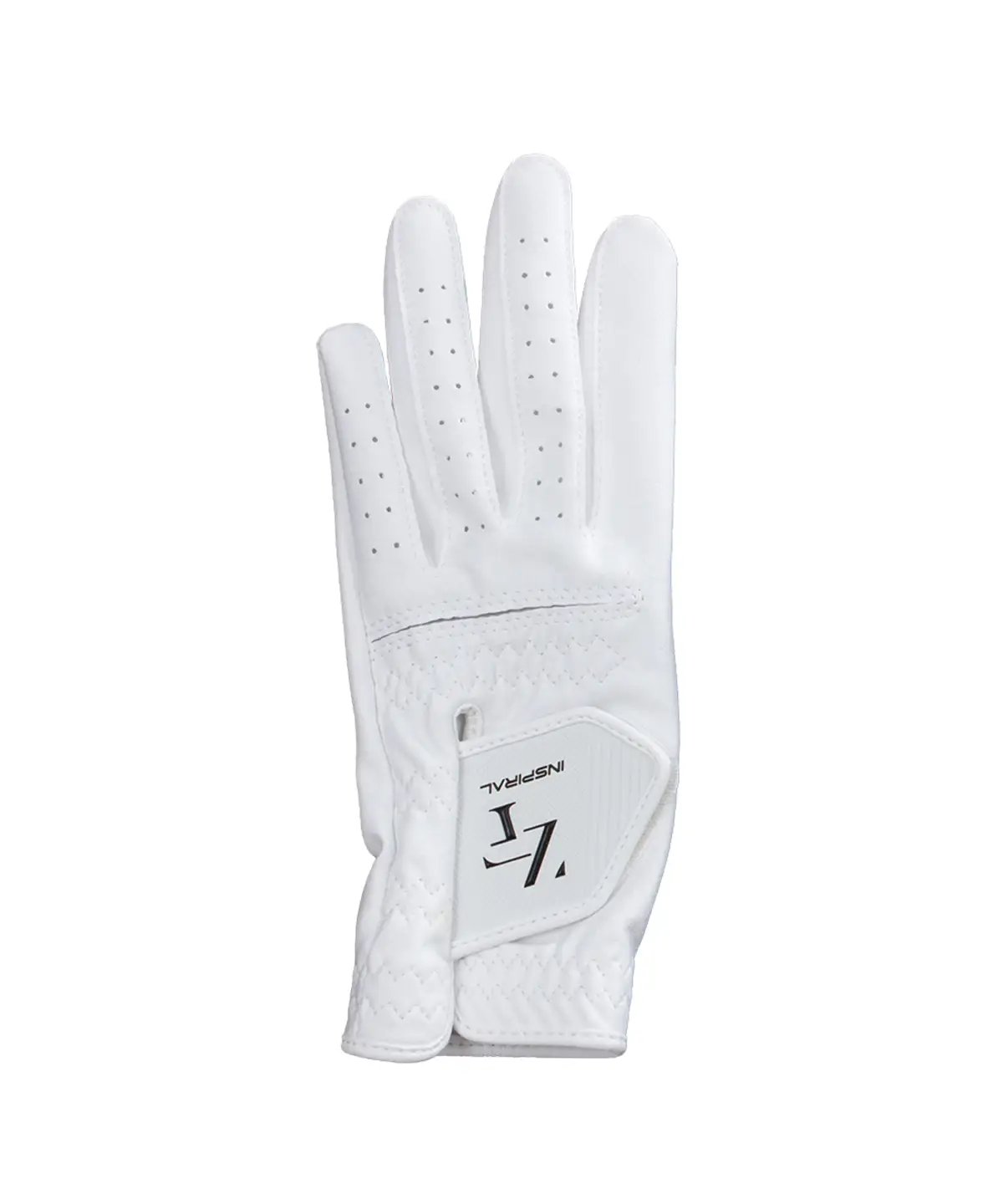 【ZEROFIT】インスパイラルグローブ ホワイト 左手用（左手装着用） 19cm ／ ゴルフグローブ ゴルフ スポーツ 極薄素材 合成皮革 タイト 密着 練習用 ラウンド時 滑りにくい 動きやすい 快適 ユニセックス ゼロフィット