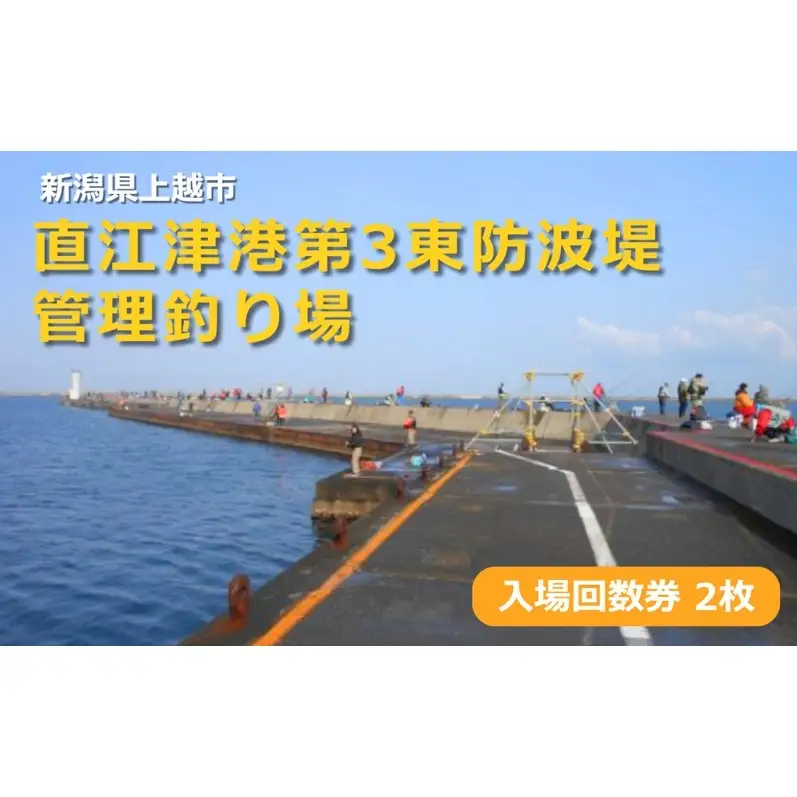 直江津港 入場回数券 防波堤釣り場 入場回数券 2枚セット