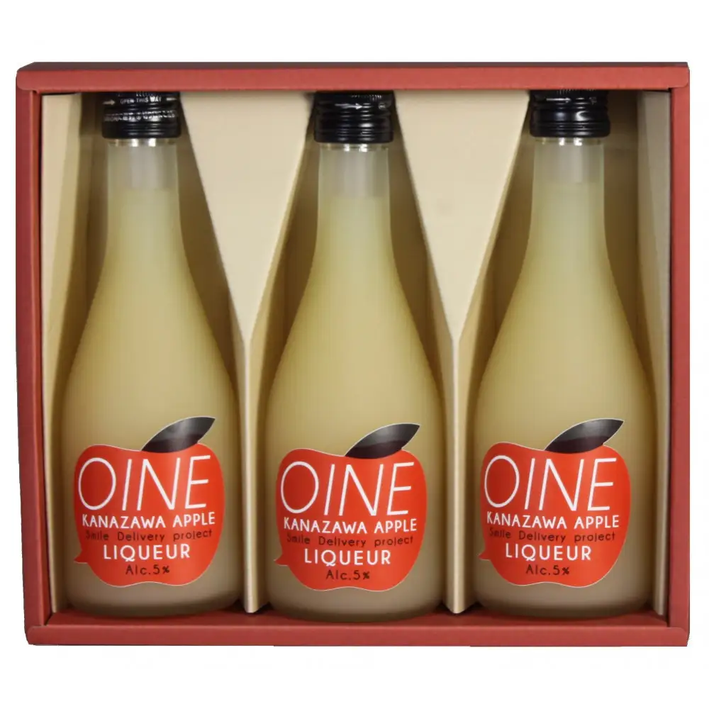 金沢アップルリキュール「OINE」 300ml　3本セット