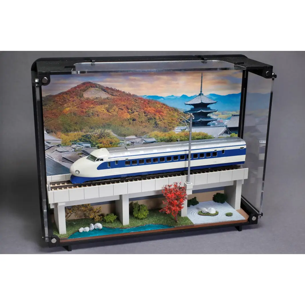 鉄道模型 走る情景(ジオラマ)シリーズ《0系新幹線》 0055-013-S07