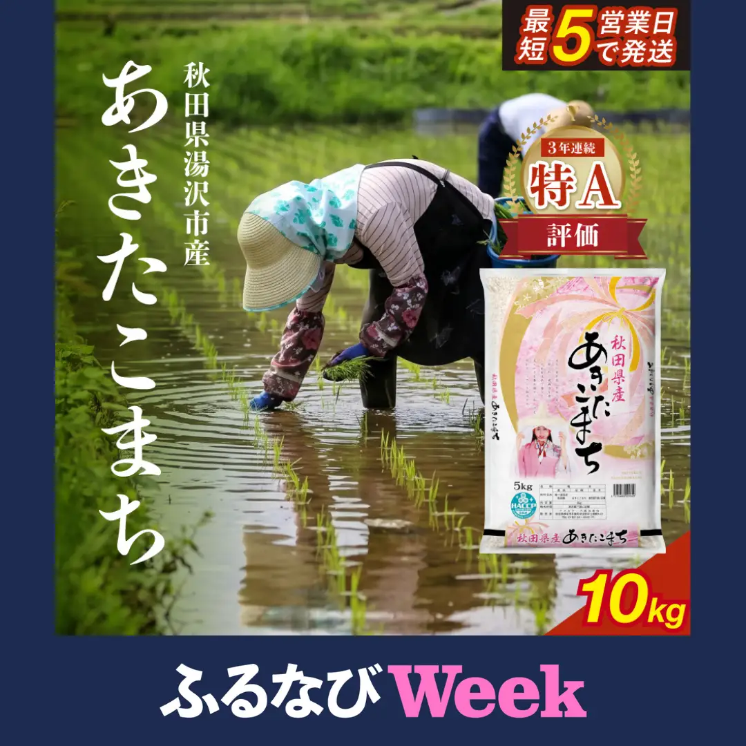 【ふるなびWEEK対象】令和7年産 秋田県産あきたこまち 精米10kg【アスカフーズ株式会社】[B85-17201-FN]