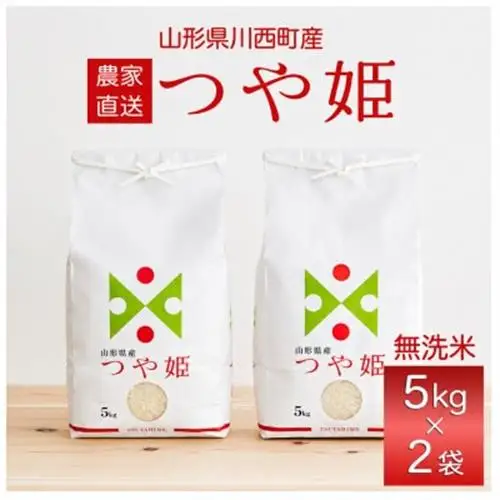 令和7年産　山形県産　つや姫　無洗米　10kg(5kg×2)【1746689】