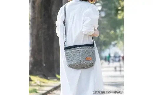 三河木綿刺し子織バッグ sasicco タイニーショルダー （ 消防刺子 ） 