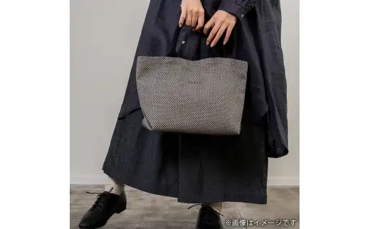 三河木綿刺し子織バッグ sasicco トート （ 消防刺子 ） 