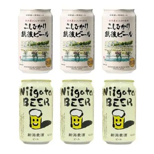 新潟クラフトビール2種飲み比べ6本セット（エチゴビール、新潟麦酒）　お取り寄せ ギフト 贈り物 新潟市
