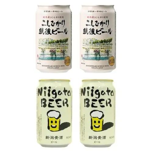 新潟クラフトビール2種飲み比べ4本セット（エチゴビール、新潟麦酒）　お取り寄せ ギフト 贈り物 新潟市