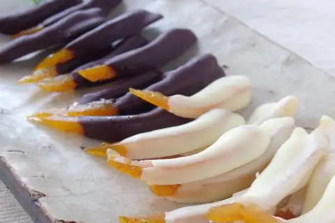 ピールチョコ＜綾日向夏ビター＆ホワイト＞白砂糖不使用♪【日向夏 ピール チョコ セット オーガニック ホワイト ビター ギフト 贈答】_A0021-046