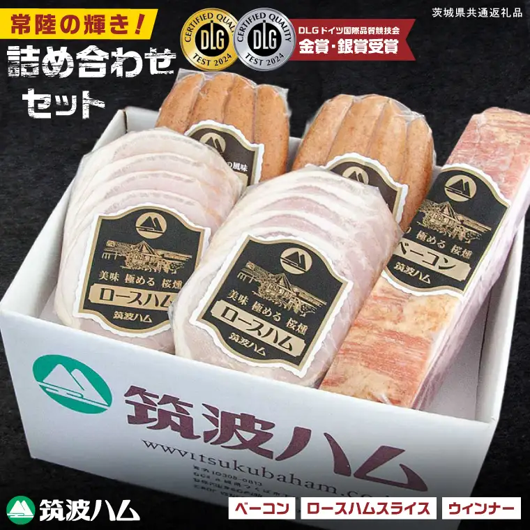 常陸の輝きDLG コンテスト 受賞 商品 詰め合わせ 豚肉 お取り寄せ グルメ 人気 冷蔵 詰め合わせ ギフト おかず ご当地グルメ ディナー 食べ比べ パーティー【茨城県共通返礼品/つくば市】（106-09）
