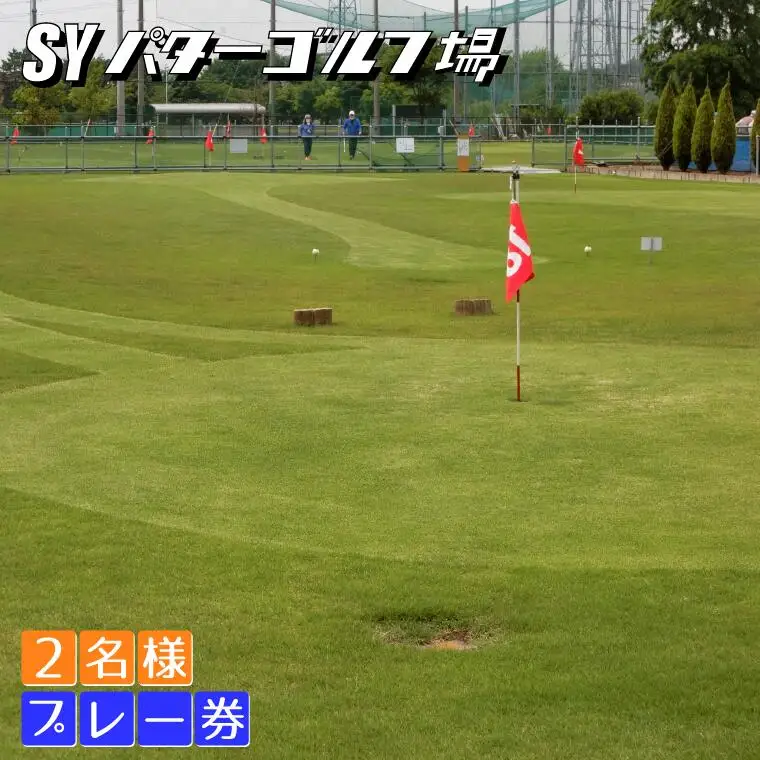 16556001【エスワイパターゴルフ】プレー券（大人2名）