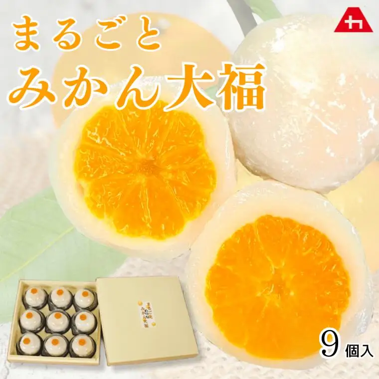 まるごとみかん大福 9個入り