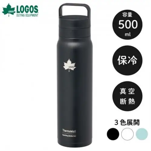 TW 真空断熱 炭酸対応ボトル BK 500ml 保冷対応のステンレスボトル 81286121【1745202】