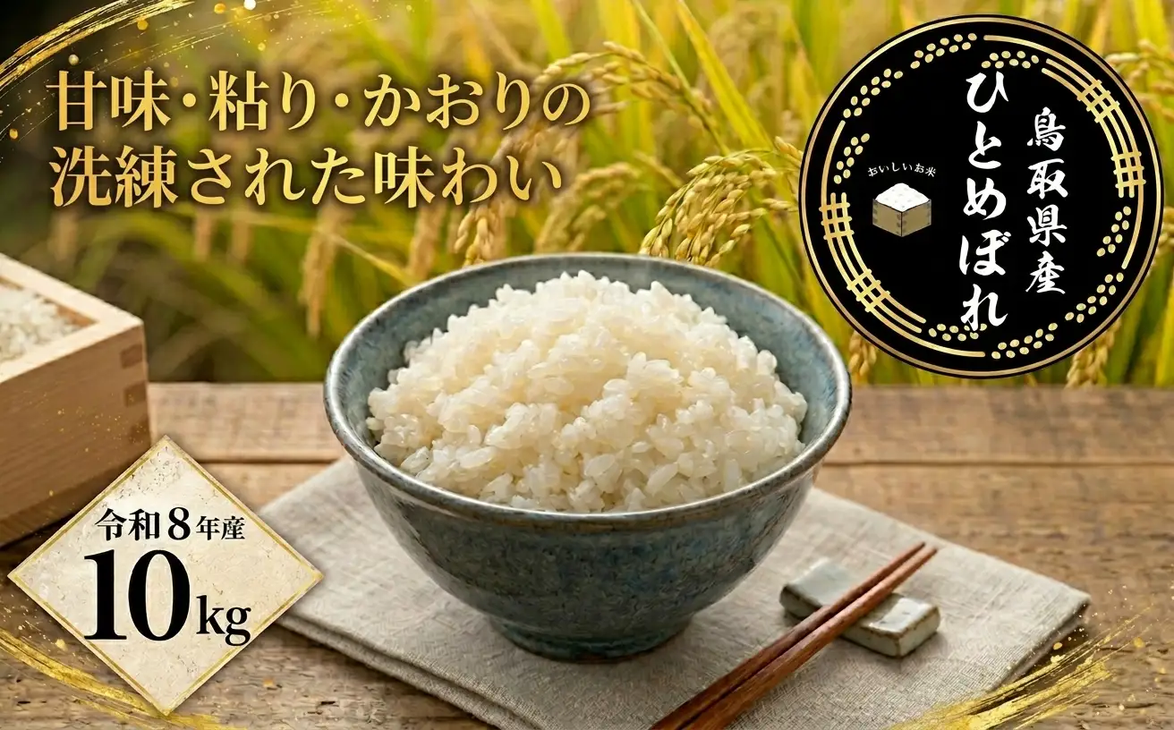 Y1083 鳥取県産「ひとめぼれ」精白米10kg（令和8年産）