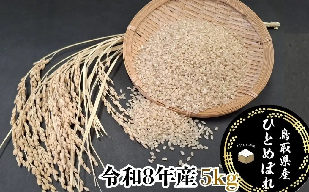 Y1082 鳥取県産「ひとめぼれ」玄米5kg（令和8年産）
