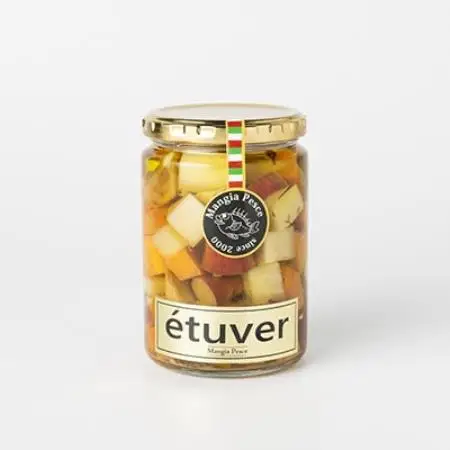 自宅で簡単に本格イタリアン!　まんじゃぺしぇ　野菜のエチュベ(オイル漬け)化学調味料・保存料不使用【1743463】