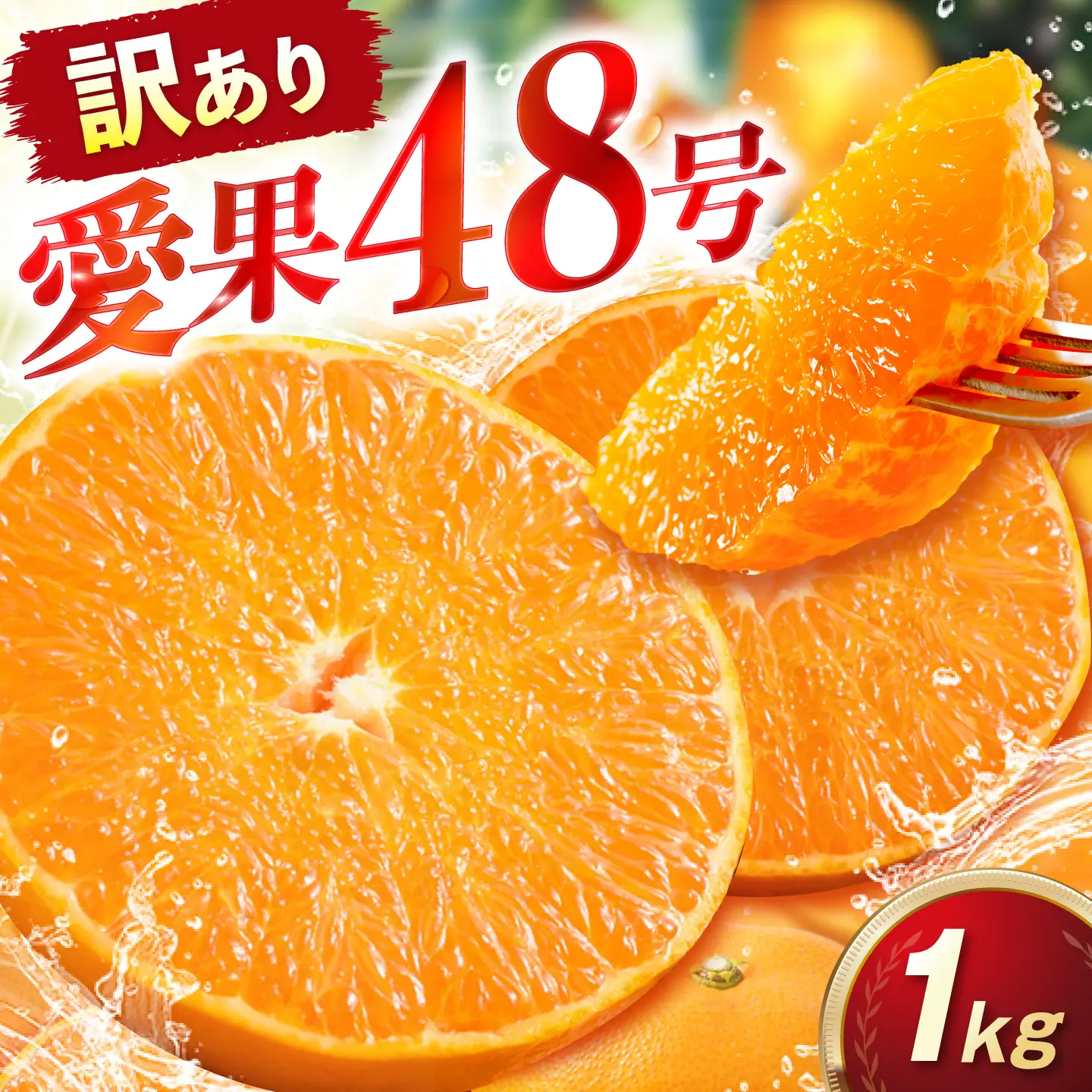 みかん 訳あり 愛果48号 約1kg サイズ不揃い【3月中旬から4月下旬まで順次発送】/ フルーツ 果物 蜜柑 ミカン オレンジ 訳あり 訳アリ 小玉 甘い 先行予約 1kg 愛媛 / 愛媛県砥部町/えひめ農園組合[BJAZ012]