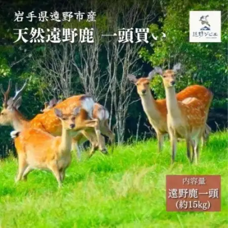 遠野鹿 1頭買い 14kg程度 | 遠野ジビエの里【配送不可地域：離島・沖縄県・九州】【1655079】