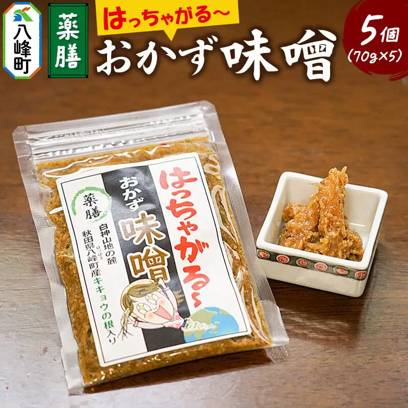 おかず味噌 はっちゃがる 70g×5個