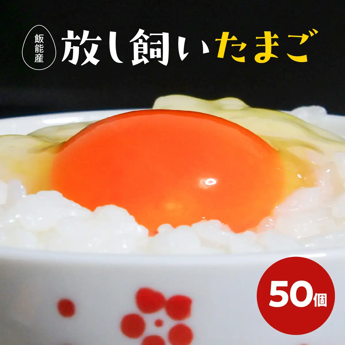 ≪飯能産≫放し飼いたまご 50個(夏季)　HNNBP004
