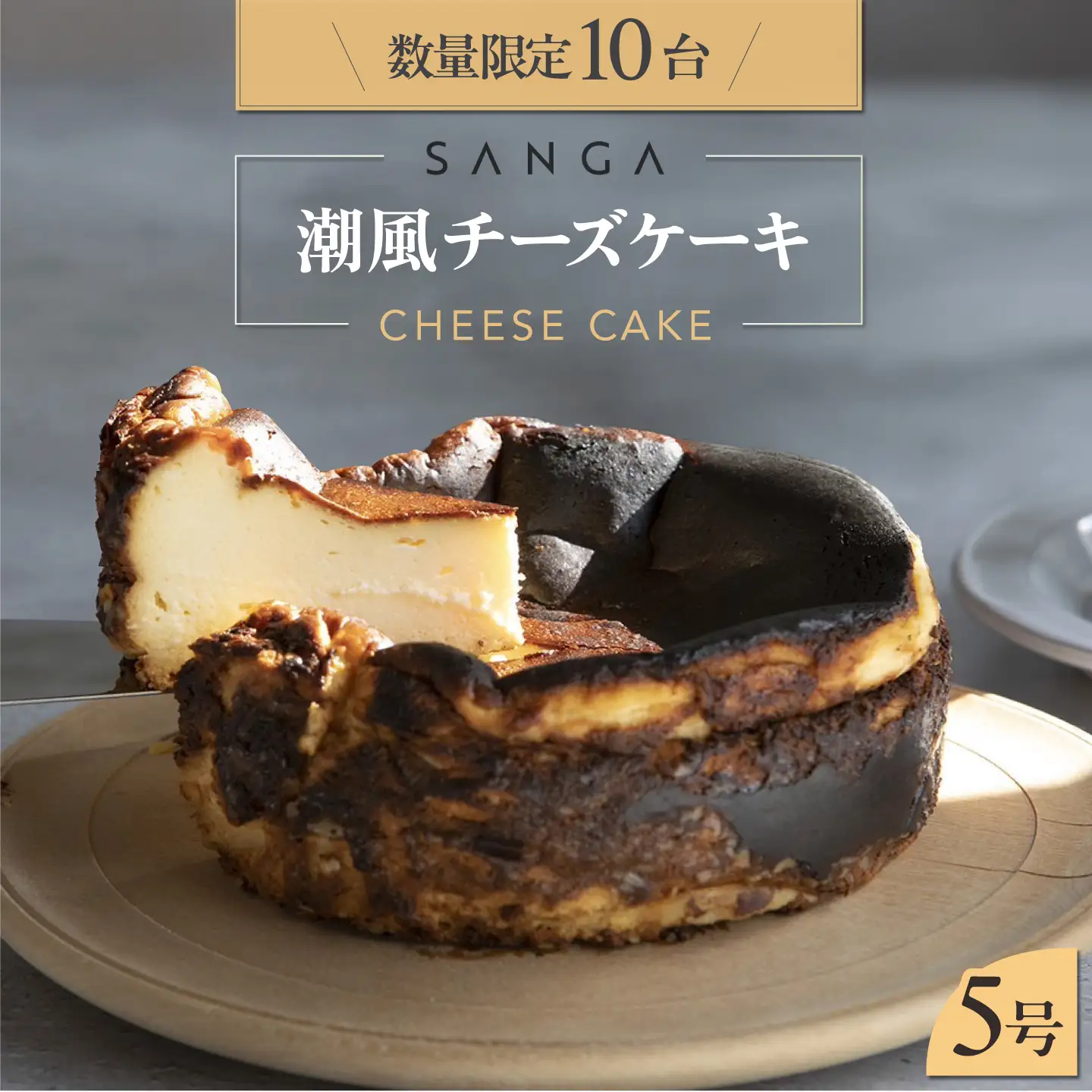 【数量限定10セット】SANGA 潮風チーズケーキ 5号サイズ（約15cm）1台【SANGA】[AKDC002]