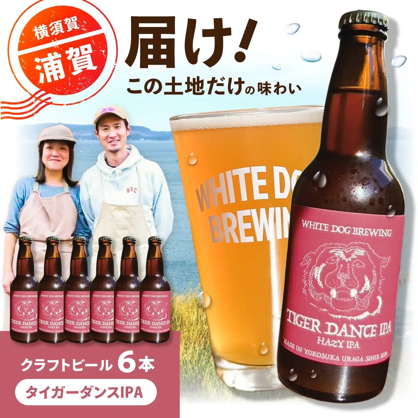 WHITE DOG BREWING クラフトビール 6本セット【タイガーダンスIPA】【浦賀ビール合同会社】[AKHR002]