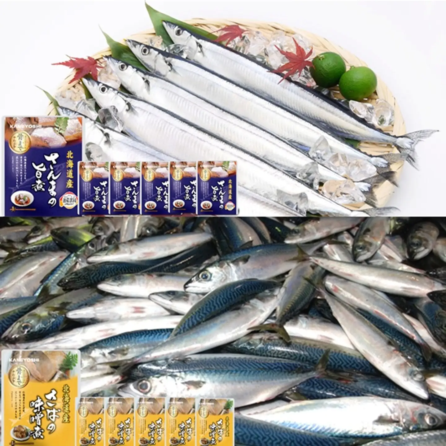 骨まで食べれる！さんま旨煮×6P・さば味噌煮×6Pやわらか煮セット A-40022