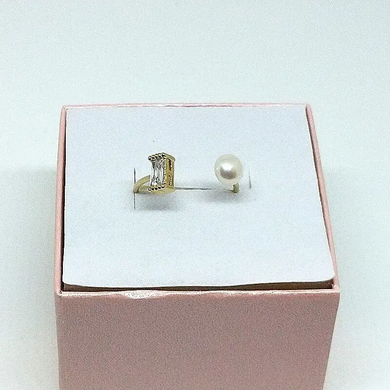 2199 真珠リング・バケットカットG（淡水本真珠・ボタン）贈り物　かわいい カジュアル エレガント アクセサリー