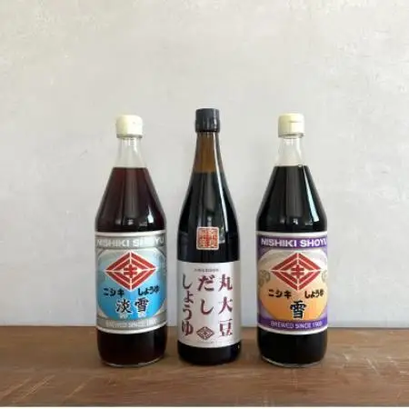 丸大豆だししょうゆ720ml・雪900ml・淡雪900ml　3本セット【ギフトBOX入り】【1749495】