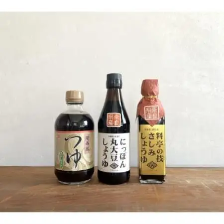 ニシキの人気アソートセット!にっぽん丸大豆・関西風つゆ・料亭の技さしみしょうゆ　【ギフトBOX入り】【1749499】