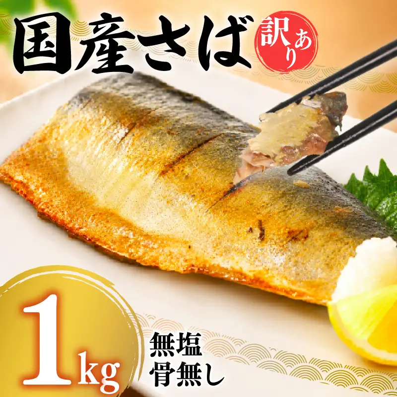 さば フィーレ 1kg 訳あり 国産さば NV