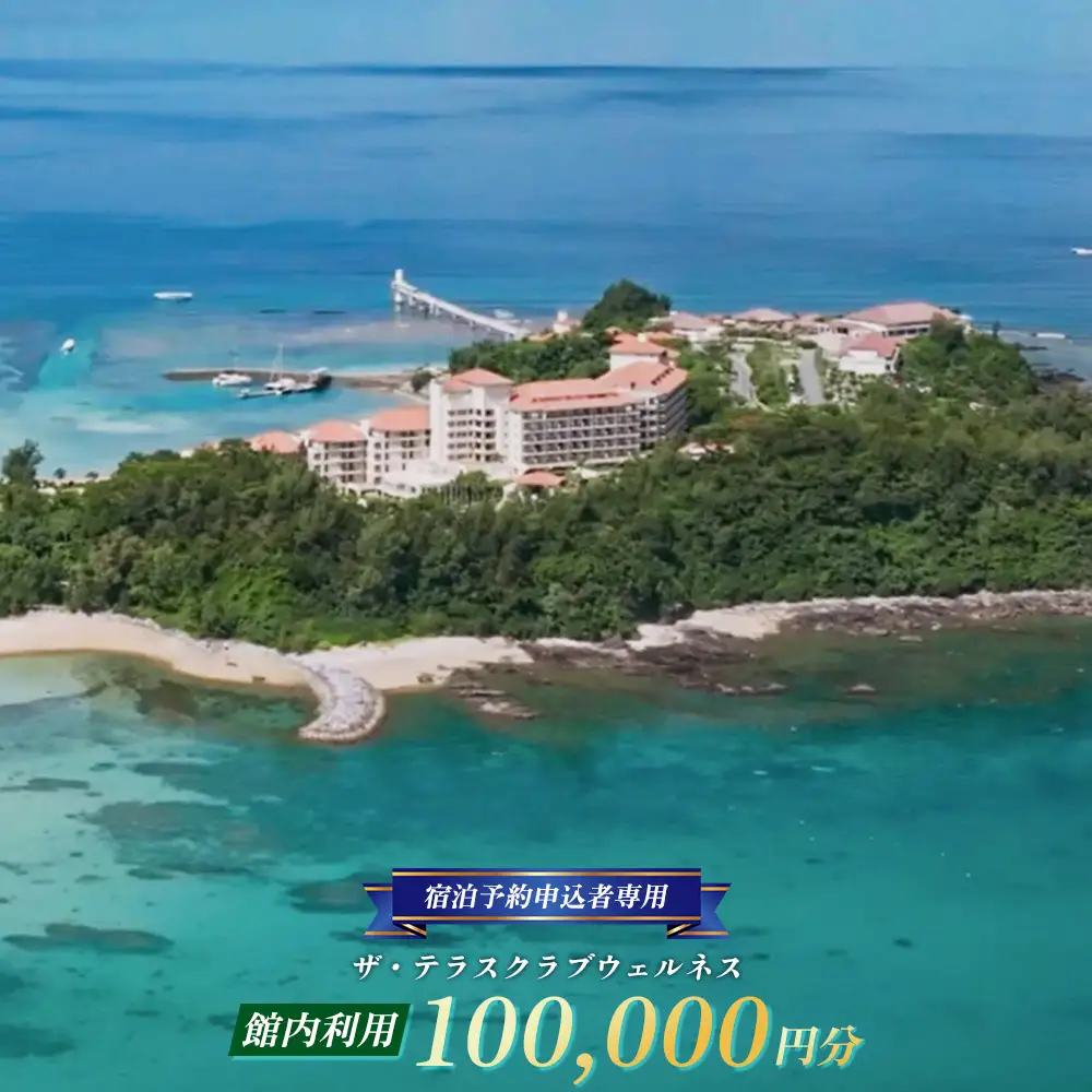 【宿泊予約申込者専用】ザ・テラスクラブウェルネス館内利用（10万円分） 宿泊券 ホテル 宿 旅行 1泊2日 人気 おすすめ ギフト プレゼント 贈り物 バカンス 海 カップル 家族 ファミリー 友人 名護市 サプライズ 新婚 誕生日