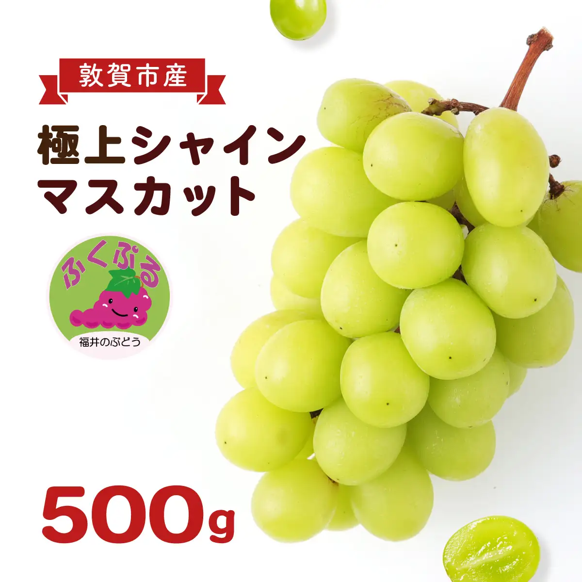 シャインマスカット ふくぷる 500g [003-a003] 