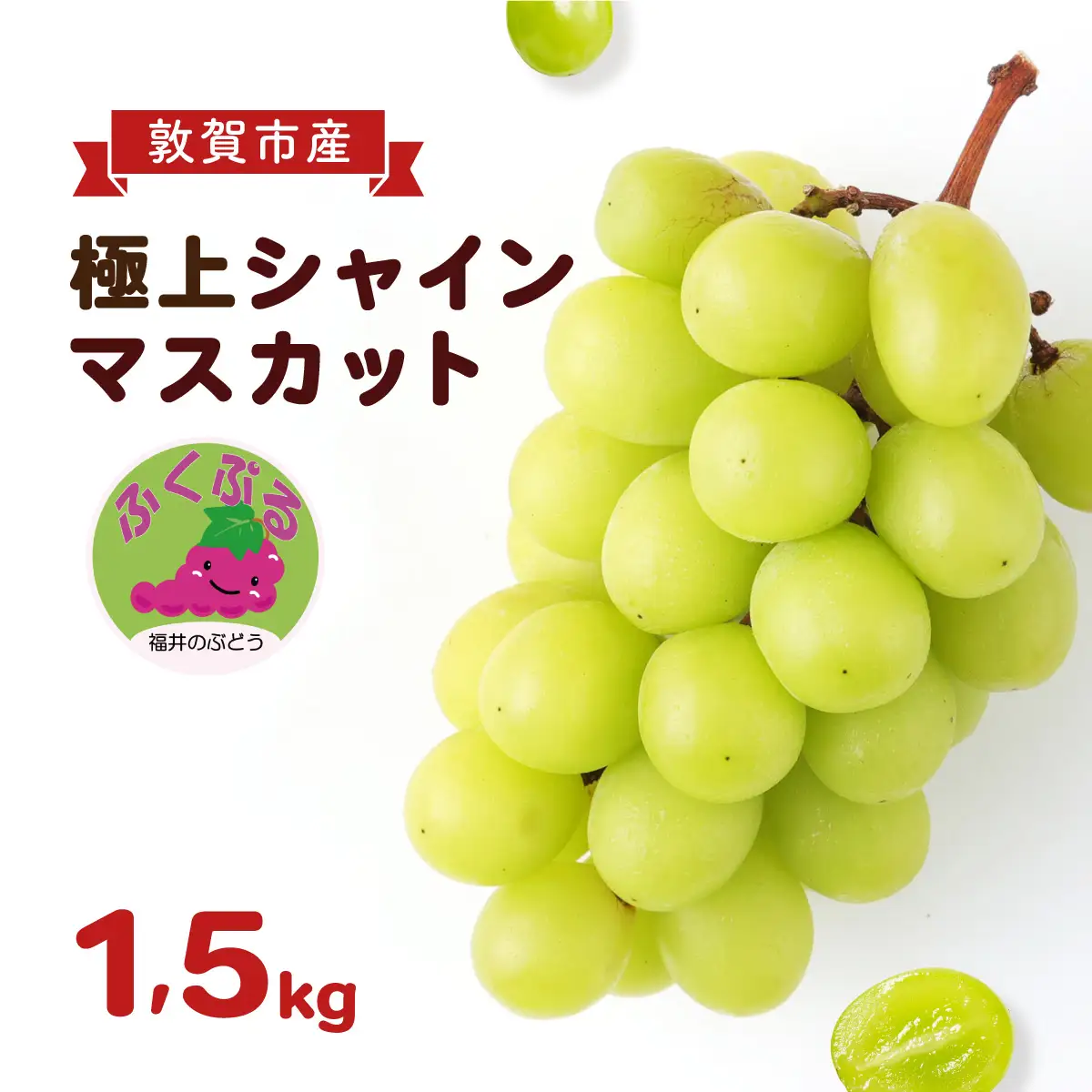 シャインマスカット ふくぷる 1.5kg [003-a203]