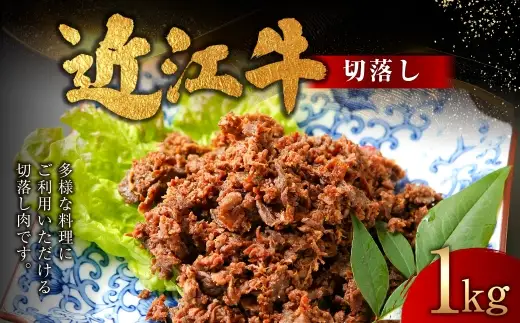 近江牛切落し 1,000g （ 250g × 4パック ） お肉 肉 ニク にく 牛肉 牛 国産 滋賀県産 冷凍 近江牛 おかず 晩酌 切落し