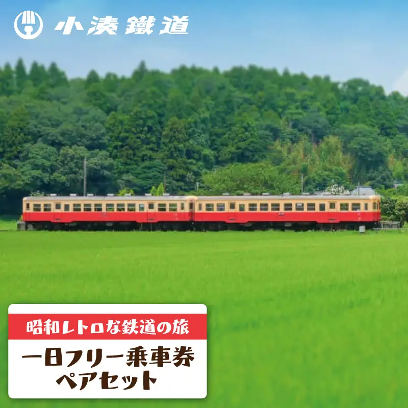 小湊鉄道一日フリー乗車券　ペアセット