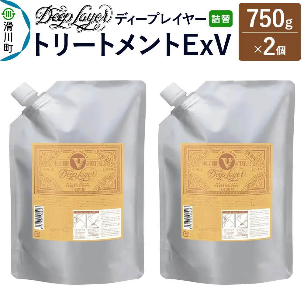 DeepLayer ディープレイヤー トリートメント ExV 【詰替】 750g×2個