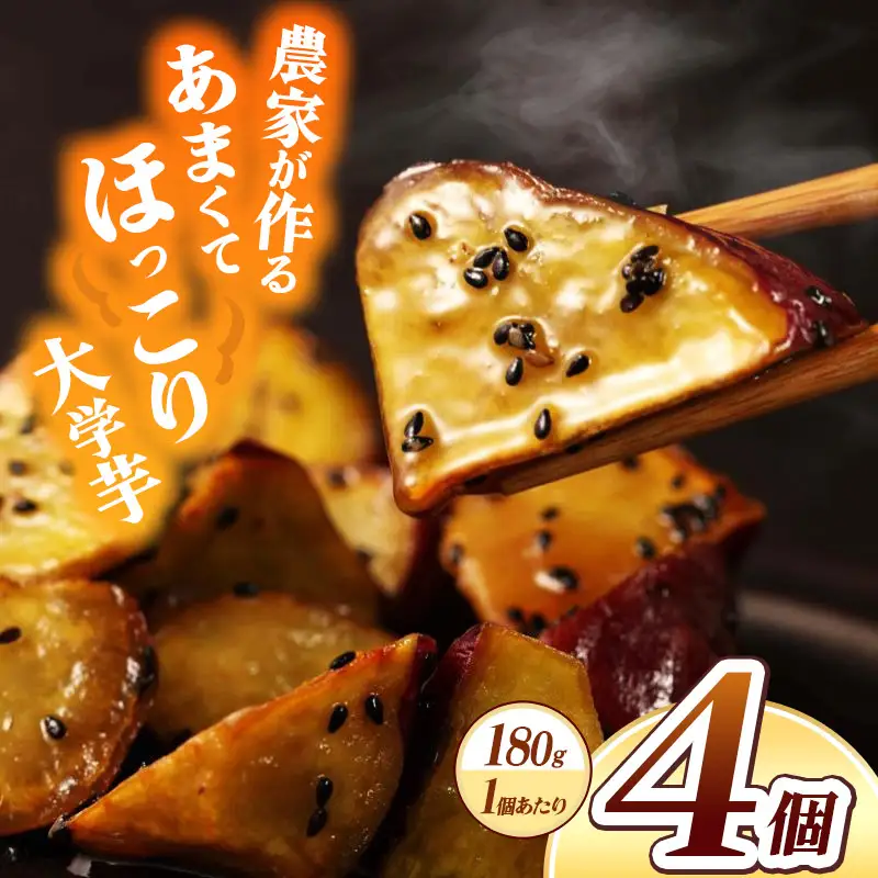 大学芋 （ 約180g × 4個 セット） お試し 冷凍 | 穴太商店 千葉県産 さつまいも サツマイモ