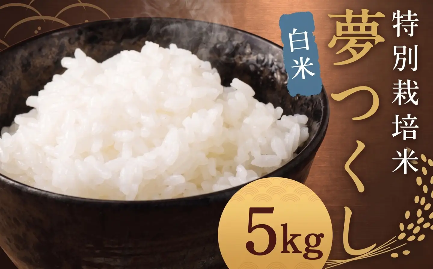 【白米】 夢つくし （特別栽培米） 約5kg 福岡県産 令和8年産 米 こめ コメ